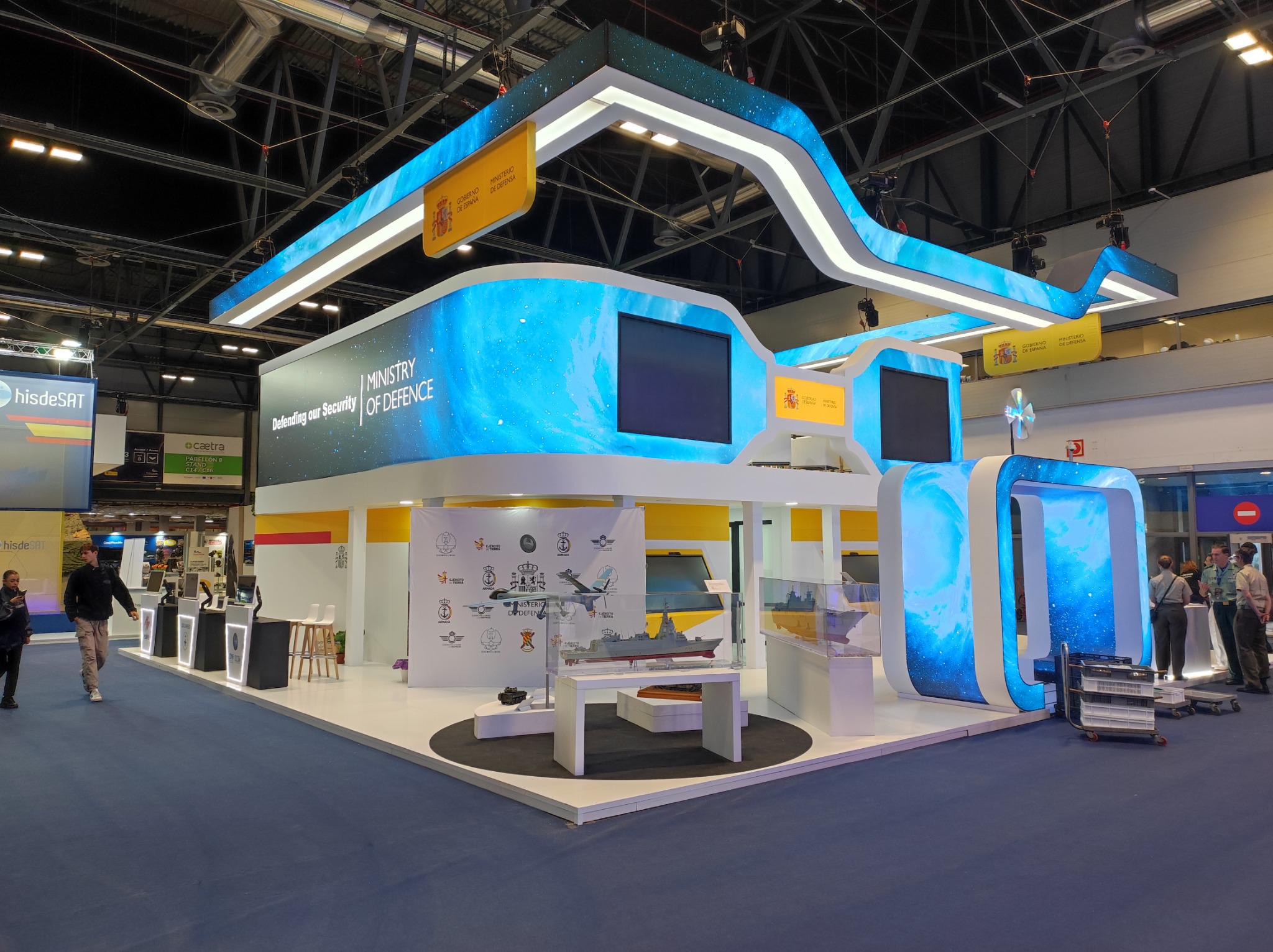 Stand de Ministerio de Defensa en FEINDEF · Madrid