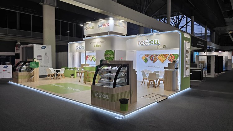 Stand de ECOOCEL en Messe Düsseldorf · Alemania